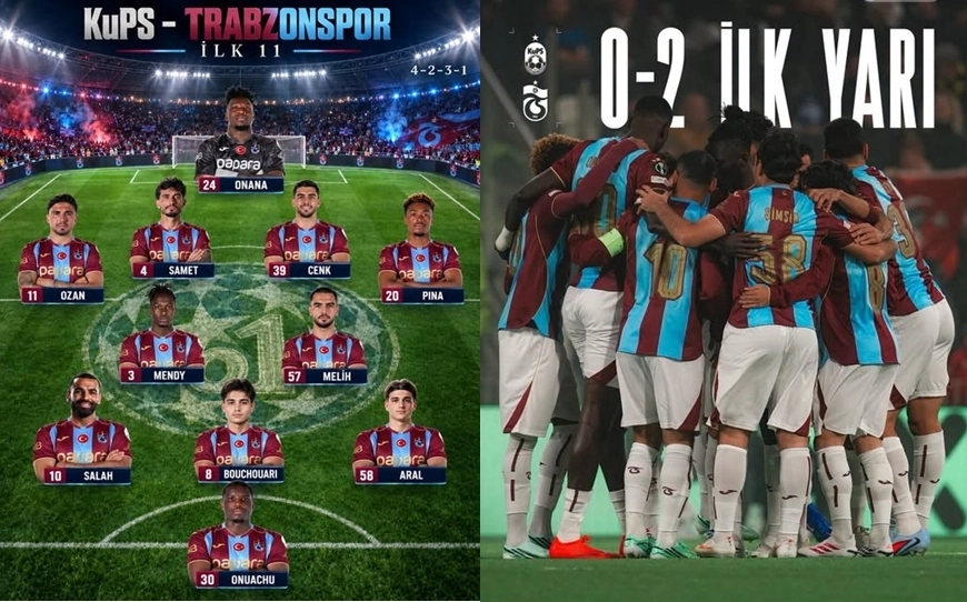 İlk Yarı 2-0 Tamamlandı...