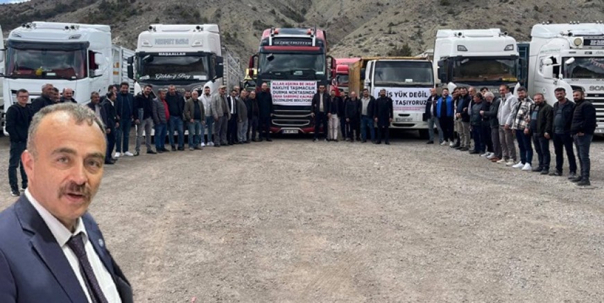 İYİ Parti Gümüşhane’den Nakliyeci Esnafına Destek