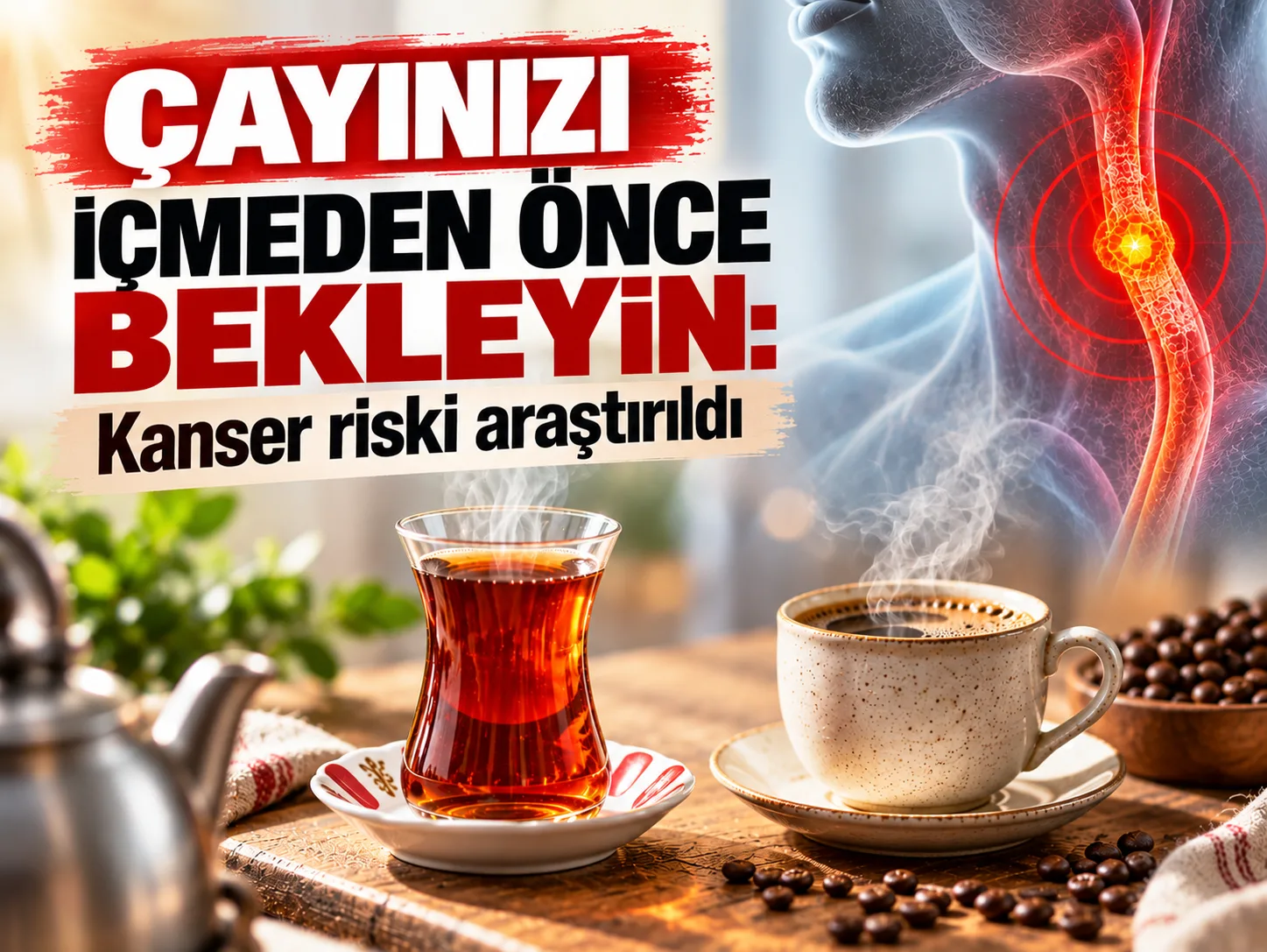 Çayınızı içmeden önce bekleyin: Kanser riski araştırıldı