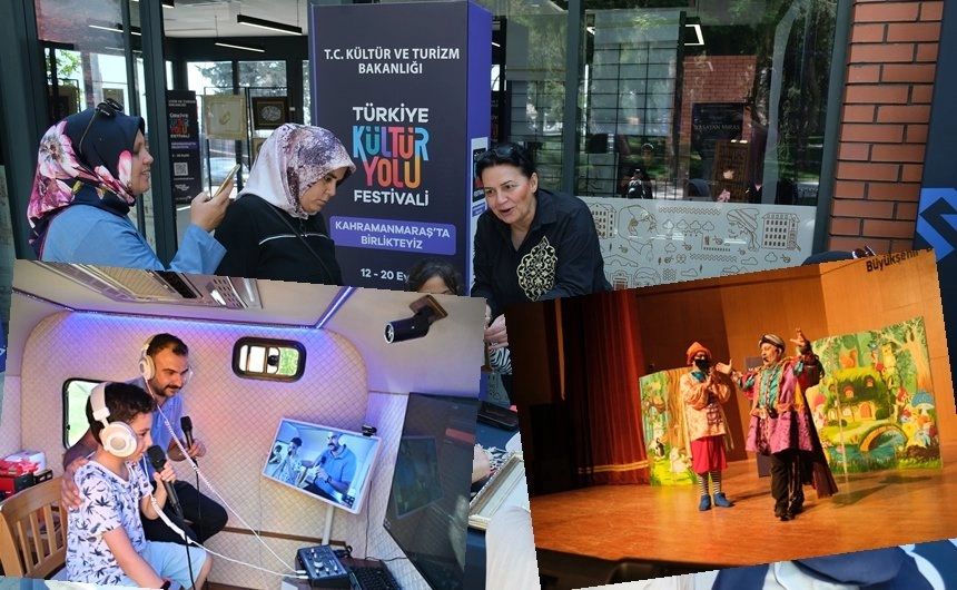 Kahramanmaraş’ta Kültür Yolu Festivali’nde sanat ve eğlence devam ediyor