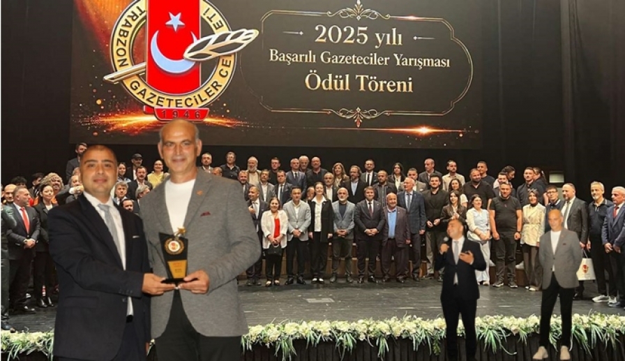 Şenol Yolcu, T.Gazeteciler Cemiyeti Tarafından Ödüllendirildi