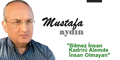 BİLMEZ İNSAN KADRİNİ ÂLEMDE İNSAN OLMAYAN