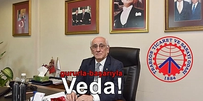 Şadan Eren’den TTSO’ya Veda!