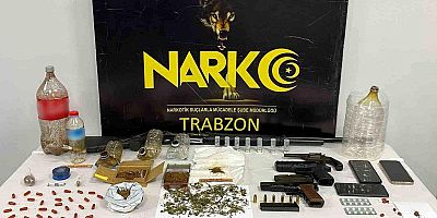 Trabzon merkezli 5 ilde narkotik operasyonu