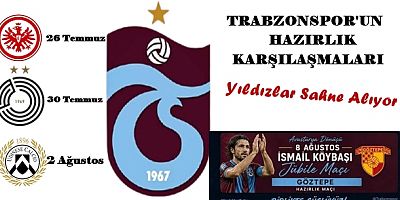 Trabzonspor'un hazırlık programı belli oldu: Kamp maçları sonrası rota İzmir
