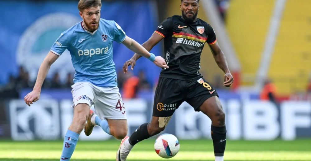 Trabzonspor’dan Kayseri’de iki gollü ilk yarı