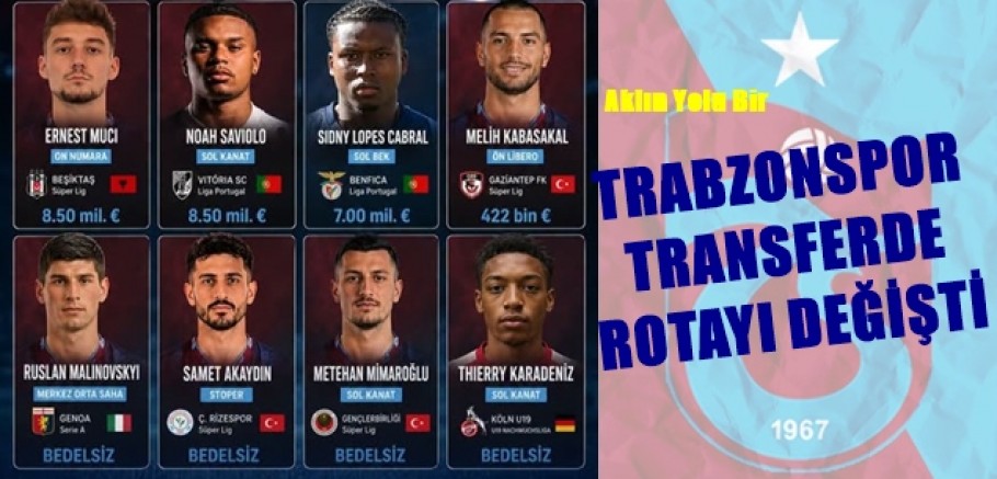 Trabzonspor'un Transferleri